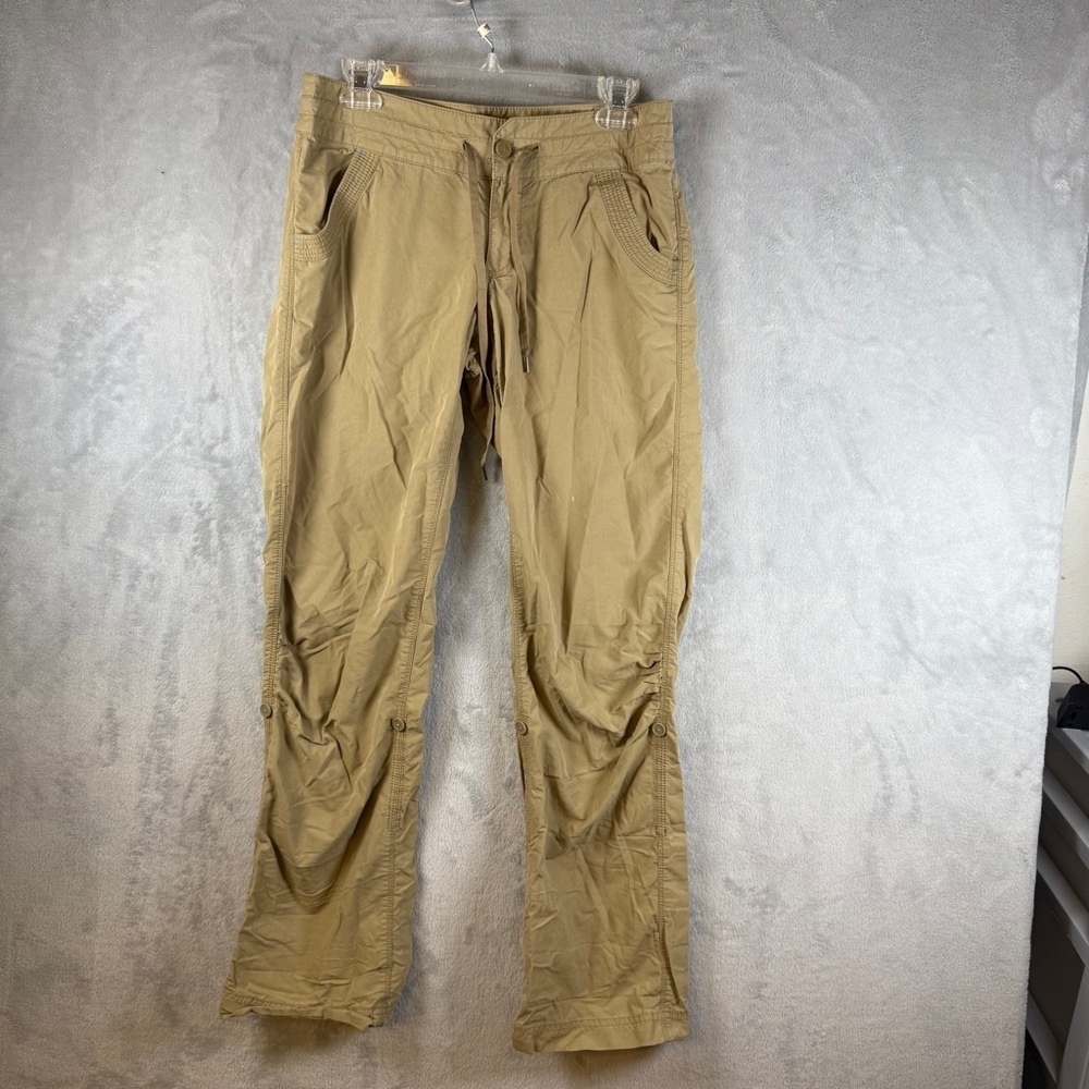 Marmot Womens Size 8 Tan Cargo Pants Hiking Outdoor Sporty Lightweight